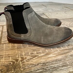 Ben Sherman Gray Suede Ankle Boots 10.5